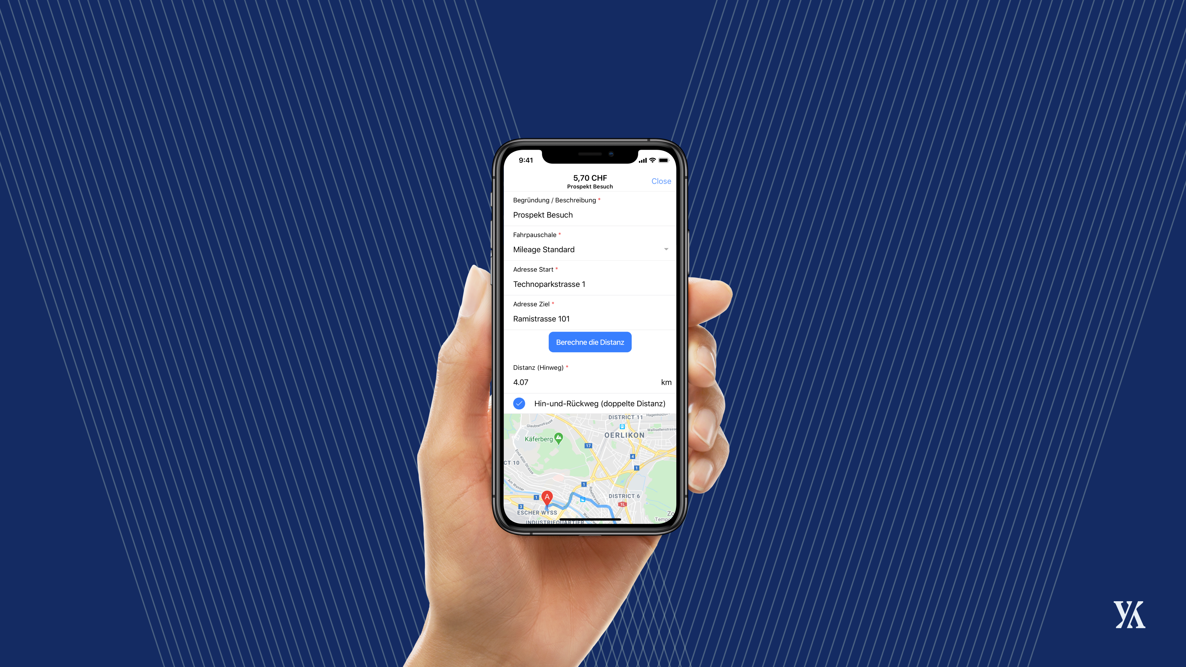 Feature update: Mileage tracking with Google Maps